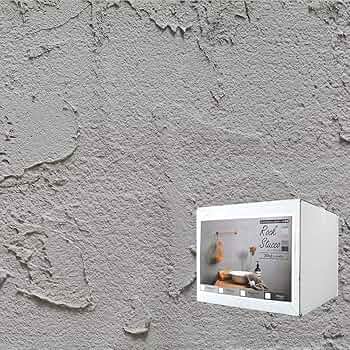 【練済み漆喰】ロックスタッコ Rock stuccoサンドストーン【DIY】 Amazon | 漆喰 しっくい 練済み漆喰 珪砂入りROCK STUCCO(ロック